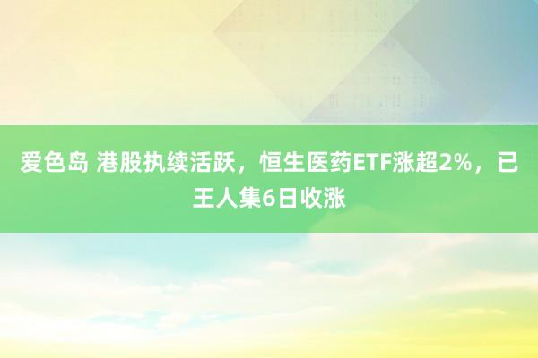 爱色岛 港股执续活跃，恒生医药ETF涨超2%，已王人集6日收涨