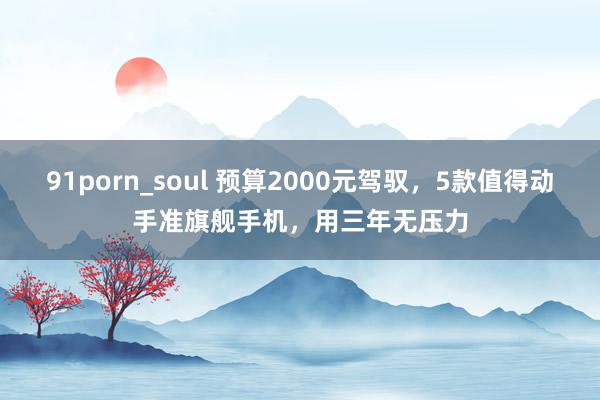 91porn_soul 预算2000元驾驭，5款值得动手准旗舰手机，用三年无压力