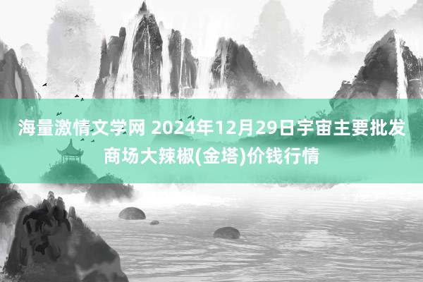 海量激情文学网 2024年12月29日宇宙主要批发商场大辣椒(金塔)价钱行情